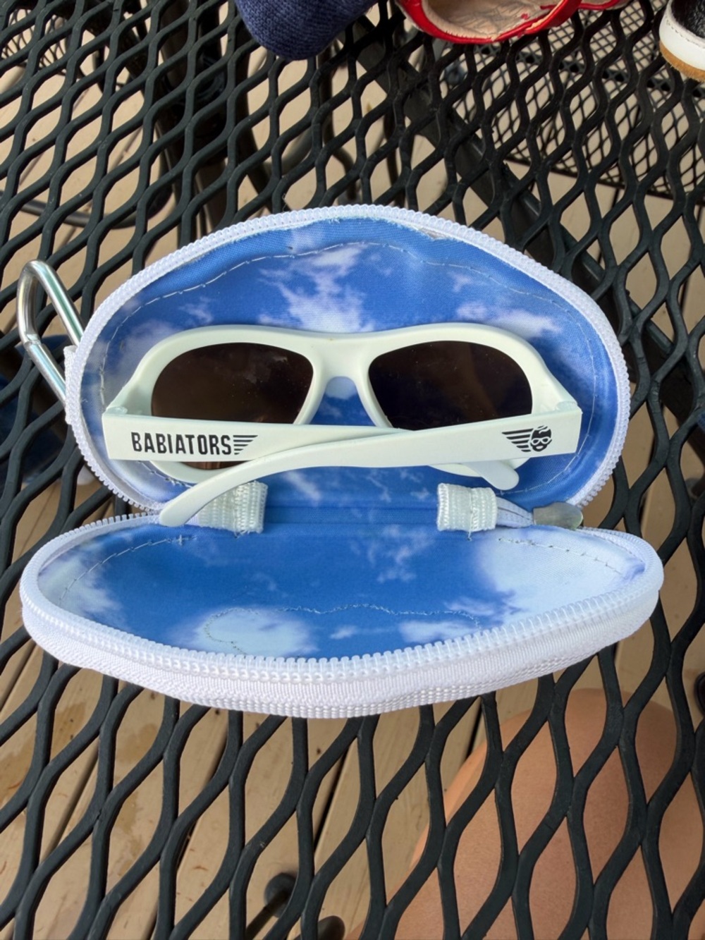 Babiators White Kids Sunglasses with Dark Lenses